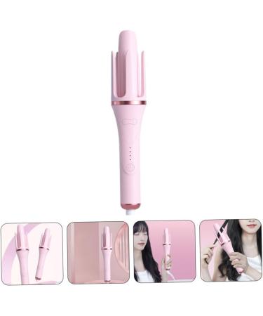 WOONEKY Fully Automatic Hair Curling Iron Hair Rollers Curler Curling Wand Crimper Hair Tool Pink Abs - Buy Online on GoSupps.com