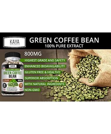 Kaya Naturals Green Coffee Bean 60ct - Natural Weight Management Supplement - Buy Online on GoSupps.com