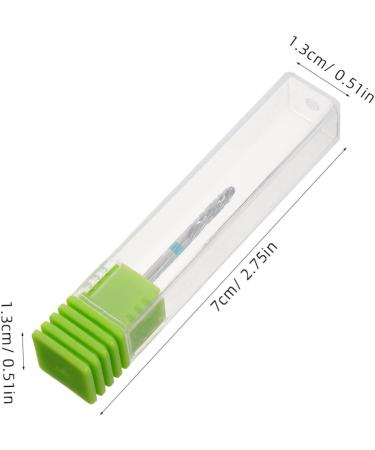 FOYTOKI Nail Polisher Manicure Art Drill Bits Manicure Nail Bits Nail Art Polishing Tools Women Nail Drill Bit Drill Bits for Nails Drill Bit for Acrylic Nails Manicure Drill Bits 7.00X1.30X1.30CM Green - Buy Online on GoSupps.com