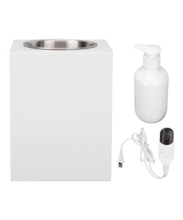 Massage Oil Warmer Single Bottle Oil Warmer for Scented Oil Self Regulating Small Lotion Warmer Dispenser Heated for Hair Salons(US)