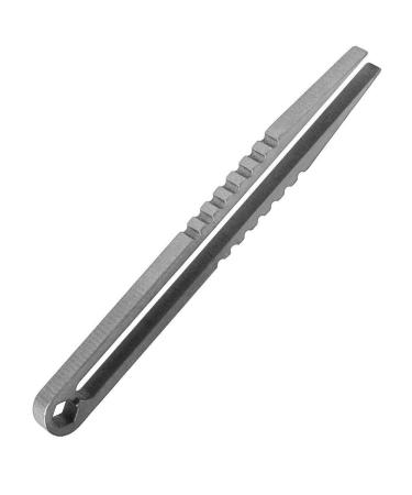 Titanium Alloy Mini Tweezers EDC Tweezers Clamp Device Camping Tweezers Tool for Outdoor Travel Camping Hiking Emergency