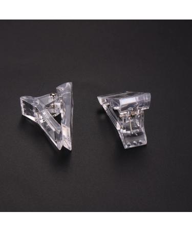 1 to 20 pcs Nail Tips Clip Quick Building Poly UV Builder Gel Extension Clamp (Nail Clip X 20)