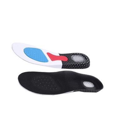 LIFKOME Silicone Gel Men Insoles for Shoes Gel Insoles Silicone Gel Insoles Gel Insoles Men Outdoor Shoes Breathable Man Absorption Gel Insoles