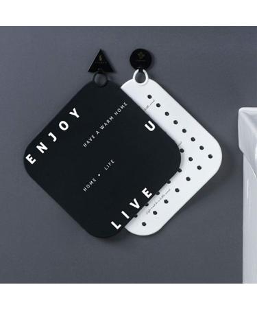 Stevlogs Square Drain Silicone Hair Catcher Bathroom Sewer Hair Sink Strainer White White - Buy Online on GoSupps.com