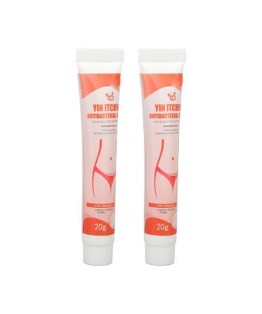 2pcs 0.7oz Private Parts Itch Relief Cream Women Private Parts Itch Relief Cream Feminine Itch Cream for Health Care