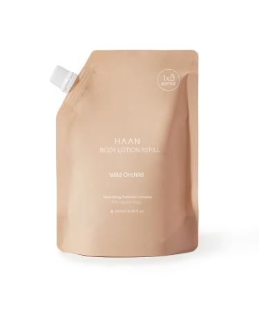 HAAN - Refill Body Lotion moisturizing and nourishing with 97% natural and prebiotic ingredients. Reloadable. Wild Orchid Cucumber Cream