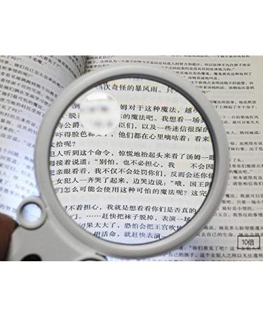 Magnifying Glasses Educational Hobby Magnifiers Handheld Led Illuminated Magnifier 10X / 20X / 25X / 55X Lens Illuminated Ultra High Definition Comfortable Anniversary - Buy Online on GoSupps.com