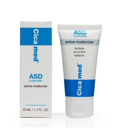 Moisturizer for Acne Cicamed Medical Science ASD Active Acne Scars Blemishes Oily Skin and Discoloration