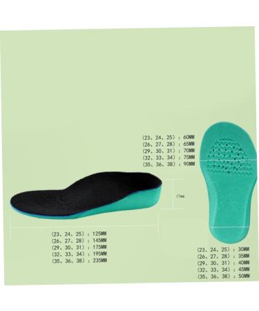 FRCOLOR Arch Support Insoles - Comfortable Shoe Inserts for Heels & Feet | Orthotic Cushion Pads for Pain Relief - Ideal for Girls - 14.5x6.5x1.7CM - Buy Online on GoSupps.com