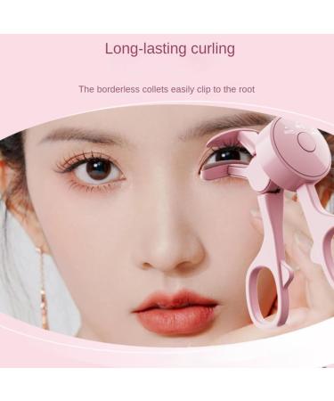 GABEALF Electric Eyelash Curler with 3 Heating Model Portable Eye Lash Perm Shaping and Thermal Eyelash Clip Pink - Buy Online on GoSupps.com