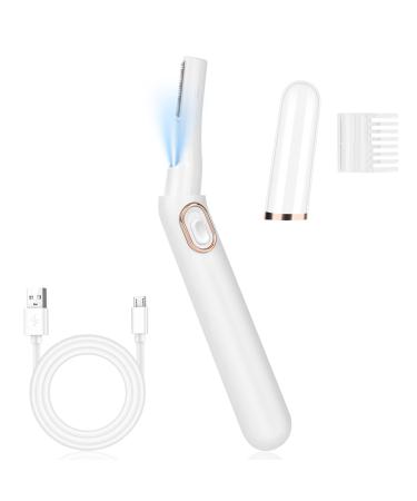 Lophe electric fashion women eyebrow eyebrow trimmer with comb portable mini eyebrows facial razor trimmer for face chin lips