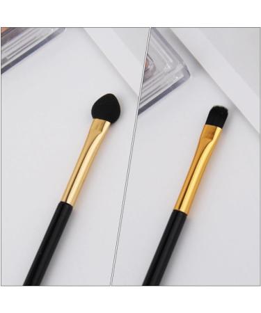 Healvian 20pcs Dual End Eyeshadow Smudge Brush 2 in 1 Eyeshadow Brush Sponge Blending Concealer Brush Soft - Buy Online on GoSupps.com