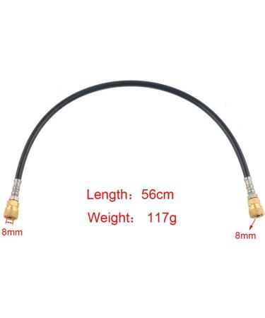 Gurlleu Universal DN2 Microbore Hose 4500 PSI PCP Paintball Fill Whip - 24 Hose with Foster Quick-Detach Assembly - Buy Online on GoSupps.com