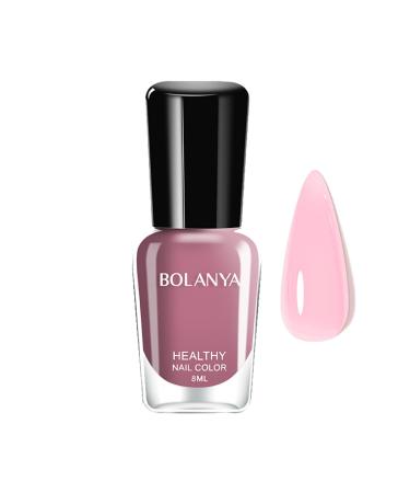 Jelly Pink Nail Polish - Peel Off Nail Polish Quick-drying & Non-Toxic Nail Varnish - DIY Eco Friendly Water Based Nail Polish Pink Nail Paint for Women Girl Manicure Nail Art B123-Jelly Pink