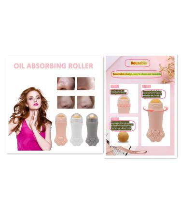 Volcanic Face Roller | Reusable Oil Control Tool for Oily Skin | Mini Facial Massager for At-Home & On-the-Go Makeup - Buy Online on GoSupps.com