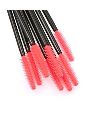 Shintop Disposable Silicone Eyelash Mascara Applicator Wands (Tower-Shape) 50 Count (Pack of 1)