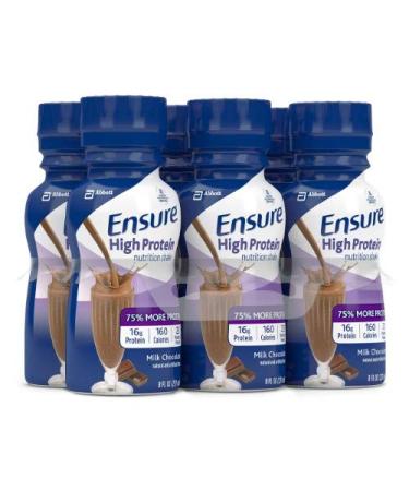 Ensure High Protein Nutrition Shake Protein (Pack of 2) Chocolate 8 Fl Oz (Pack of 12)