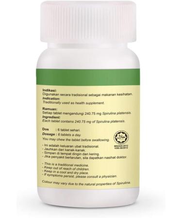 DXN Spirulina Premium 120 Tablets x 240mg - Buy Online on GoSupps.com
