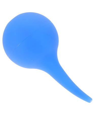 Healeved Ear Bulb Syringe Rubber Suction Ear Syringe Hand Bulb Syringe Ear Washing Cleaning Squeeze Bulb Dust Suction Blowing Ball 75ml (Blue)