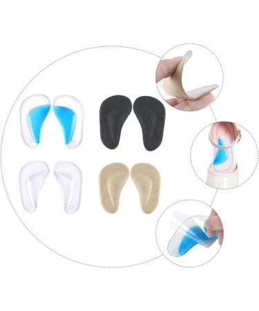 FOMIYES 8 Pairs Arch Support Pads - Reusable Gel Insoles for Plantar Fasciitis | Comfortable Arch Inserts for Men & Women - Buy Online on GoSupps.com
