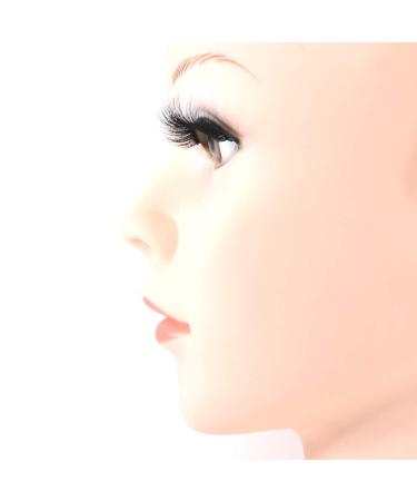 MIZ LASH 3D Mink Eyelashes - Cruelty-Free Real Fur Strips Reusable Soft Thick Curl Dramatic & Fluffy Natural Look - Handmade #09 Fake Lash Extensions for Women - Buy Online on GoSupps.com