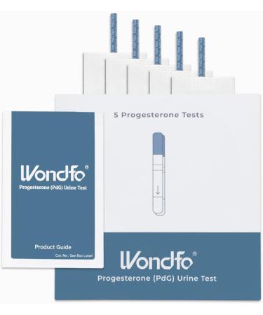 Wondfo PdG Test Strips - 5 Progesterone Tests for Confirming Ovulation at Home - Buy Online on GoSupps.com