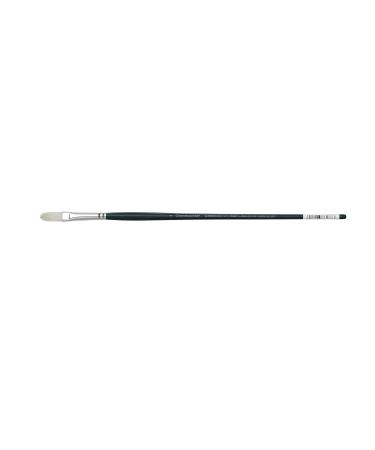 Grumbacher Gainsborough Filbert Oil and Acrylic Brush, Hog Bristle, Size 4 (1271T.4)
