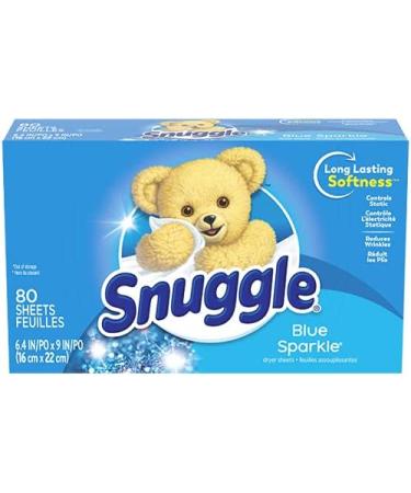 Snuggle Aroma Towels - Blue Sparkle 80 Pieces | Premium Dryer Towels for Freshness - International Shipping Available - Buy Online on GoSupps.com