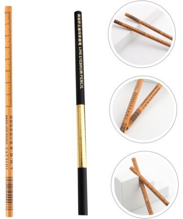 Healeved 2pcs Eyebrow Pencil Brown Eye Liner Pencil Eyebrow Makeup Pens Eyebrow Drawing Tools Wooden 1 count (Pack of 1) As Shown - Buy Online on GoSupps.com