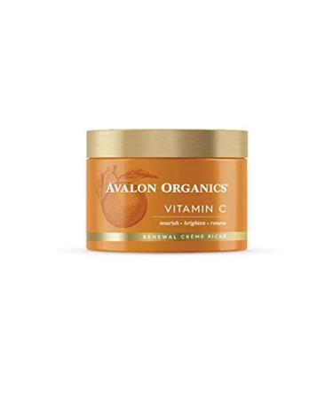 Avalon Organics Renewal Cr me Riche with Vitamin C  1.7 Oz - Buy Online on GoSupps.com
