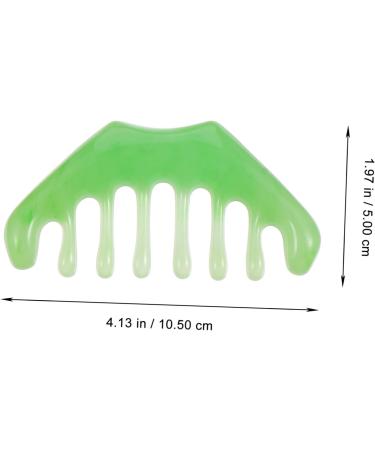 Plafope Gua Sha Massage Comb Set - 2 Piece Eight-Tooth Comb & Massage Plate for Scalp and Leg Relief | International Shipping Available - Buy Online on GoSupps.com