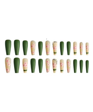 dijiusidy Artificial Nails Nail Wearable Fashion Adjustable Fingernails Manicure Beauty Accessories Ballerina Party Leisure