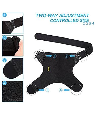 Estink Shoulder Support Brace | Adjustable Pain Relief for Rotator Cuff | Ultra Comfortable with Mesh Bag - International Shipping Available - Buy Online on GoSupps.com