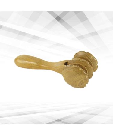 Wooden Massage Roller for Muscles and Acupressure - Perfect for Feet Back & Legs - International Shipping Available - Buy Online on GoSupps.com