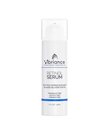 Vibriance Retinol Serum for Mature Skin  Reduces Appearance of Deep Wrinkles and Large Pores  Enhances Skin Tone  Improves Complexion| 1 fl oz (30 ml)