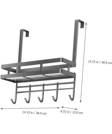 Alipis Storage Rack Clothes Hanger Door Rack Hanger Backpack Hanger Hook Rack Organizer Coat Wall Hanging - Buy Online on GoSupps.com