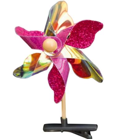 hgnxa Colorful Windmill Shape Hairpins Little Girls Taking Photo Hair Clip Christmas Festival Windmill Hair Clip for Children Five colorful leaves - Buy Online on GoSupps.com