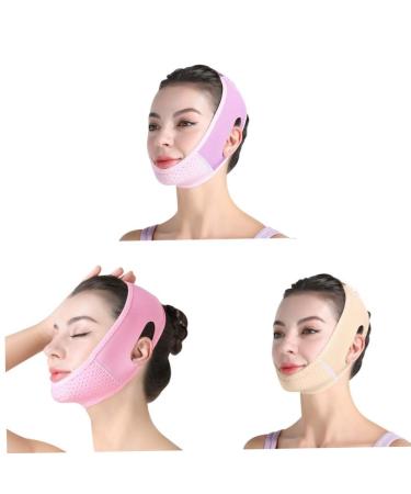 Chin Strap for Women - Double Chin Reducer & V Line Face Lifting Mask | Soft Slimming Face Belt (Skin Color - Buy Online on GoSupps.com