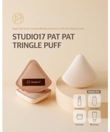 Buy Triangle Shape Makeup Powder Puff | Soft Latex Puff for Quick & Precise Application | Big Size Korean Makeup Puff - Buy Online on GoSupps.com