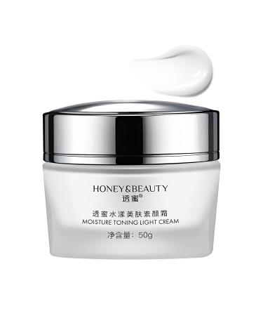 Honey & Beauty Moisture Toning Light Cream - Hydrating Beauty Face Cream  Moisturizing Tone Up Cream  Concealer Nude Makeup Cream (1Pcs)
