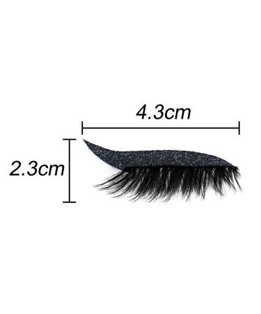Ikasus 2021 Reusable Eyeliner & Eyelash Stickers | Waterproof 3D False Eyelashes Kit for Work Dating & Parties - Buy Online on GoSupps.com
