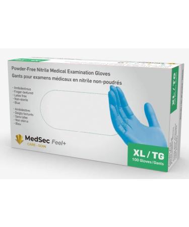 Nitrile Gloves Blue 3mil Powder Free 100/box (L) - Buy Online on GoSupps.com