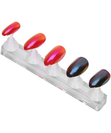 Alupre Magnetic Nail Tip Practice Stand Professional False Nail Holder for Gel Polish Display & Manicure Tool Perfect for Nail Art Enthusiasts - Buy Online on GoSupps.com