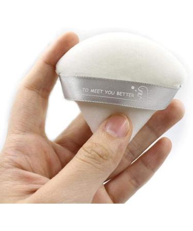 Triangle Shape Powder Puff with Strap - Ideal for Foundation Contouring Loose Powder & Concealer - Perfect Makeup Tool - Buy Online on GoSupps.com