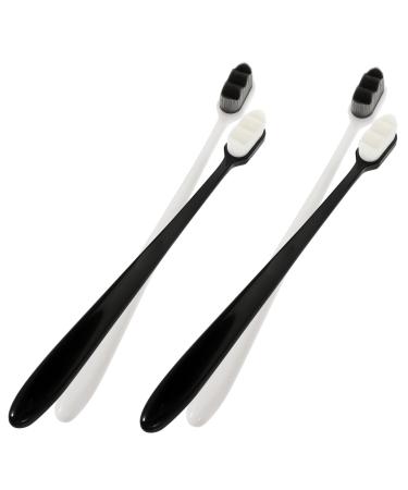 Homsfou 12 pcs wan to toothbrush adult toothbrush weekly toothbrush toothbrush brisk toothbrush tools for tooth cleaning Thorough cleaning cleaning brush oral care 1 piece (1 Pack) as shown x 3 pieces