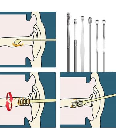 Ear Wax Removal Kit - 12 Pcs Stainless Steel Tools with Storage Bag - Portable Ear Cleaning Set for Adults & Children - Buy Online on GoSupps.com