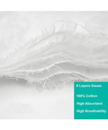 KimYoung Under Belly Sweat Liner -100% Cotton Gauze - Washable - 3PCS (XX-Large) White Medium White - Buy Online on GoSupps.com