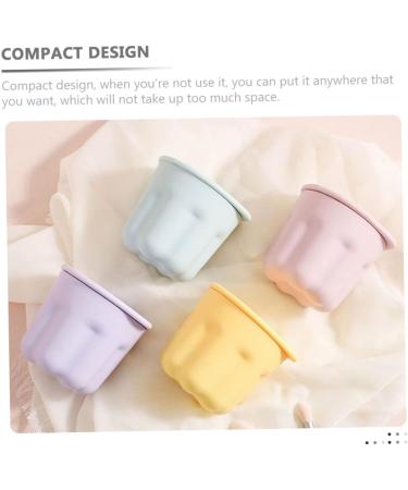 minkissy 2 Sets Pp Washing Bowl Makeup Brush Washing Silicone Gasket Eye Brush Washing Pad Silicone Makeup Brush Rack Makeup Tools Portable Brush Clean Silica Gel Washer medium Sky-blue - Buy Online on GoSupps.com