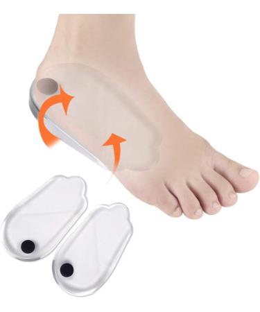 2 Pairs Orthotic Insoles Heel Pads - Silicone Gel Plantar Heel Cups for Foot Support & Correction | Magnetic Silicone Insoles for Comfort & Alignment - Buy Online on GoSupps.com
