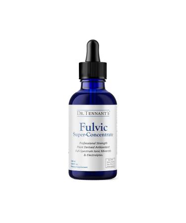 Dr. Tennant's Fulvic Super-Concentrate Liquid - Provides Electrons to Charge Cell Membranes and Restore Optimal Cellular Function - 120 Day Supply